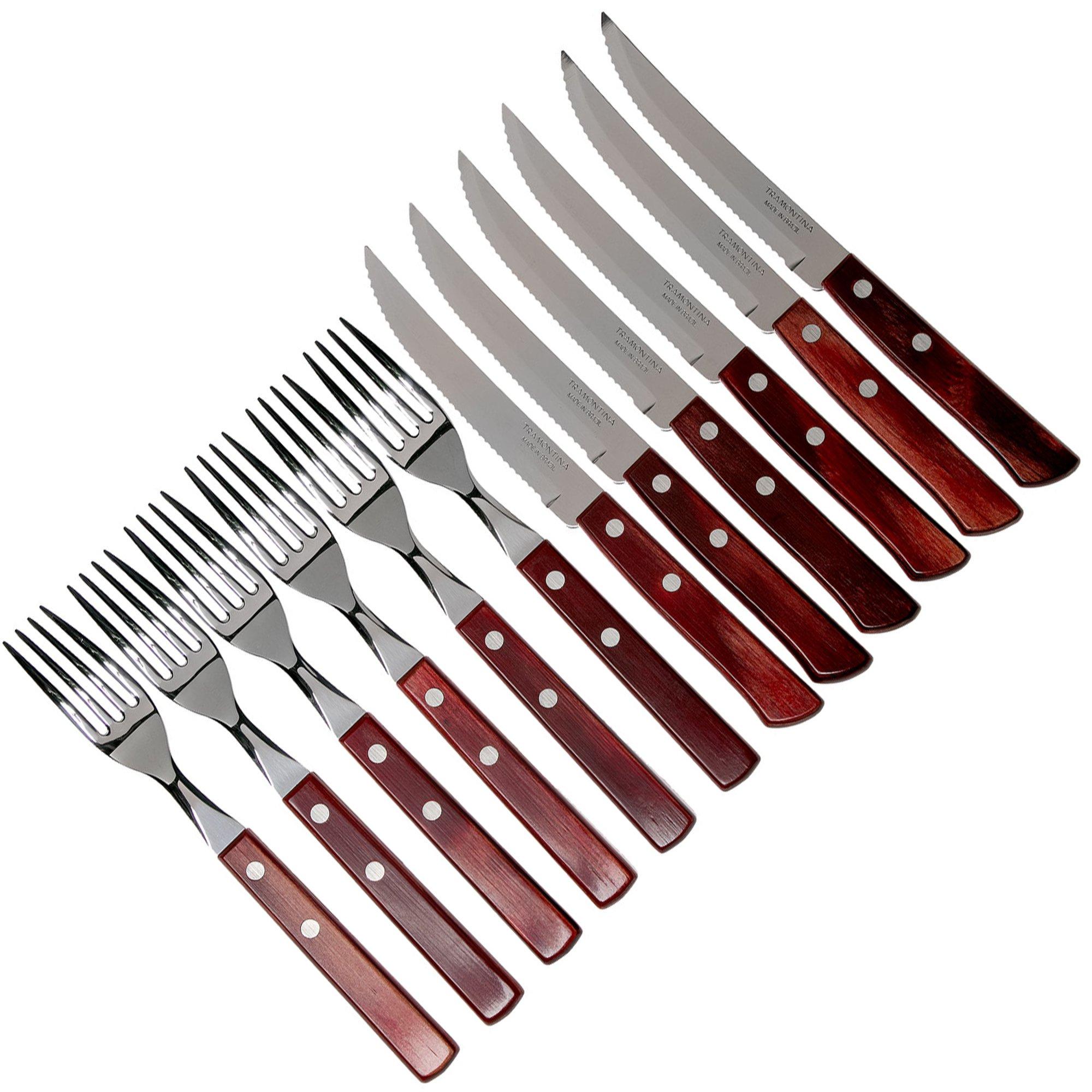 Tramontina Churrasco 12-piece steak cutlery set, 29899-219