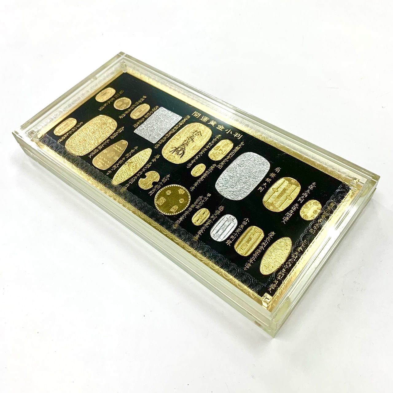 開運黄金小判⭐️ミニチュアレプリカ】 純金・純銀・鍍金保証 24KGP SP