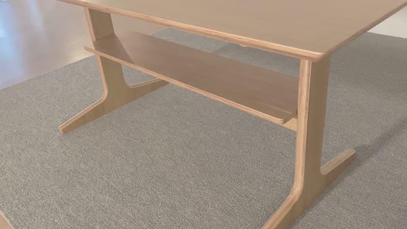 リビングでもダイニングでもつかえるテーブル・1・オーク材 | 無印良品