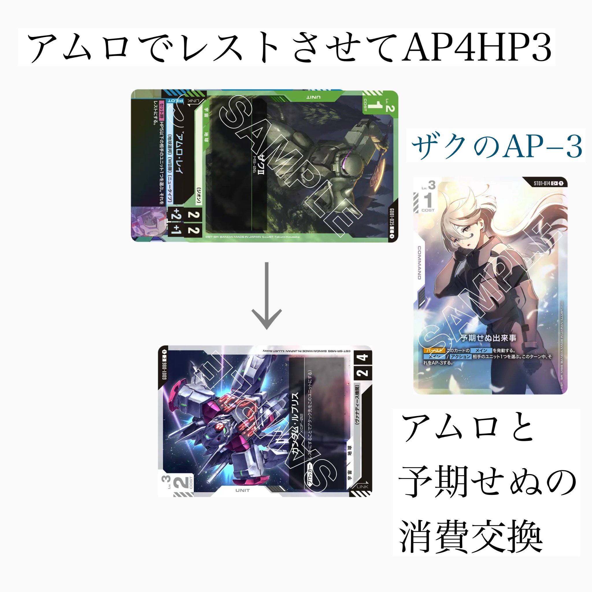 青白ユニコーン デッキ ガンダムカードゲームショップバトル優勝構築