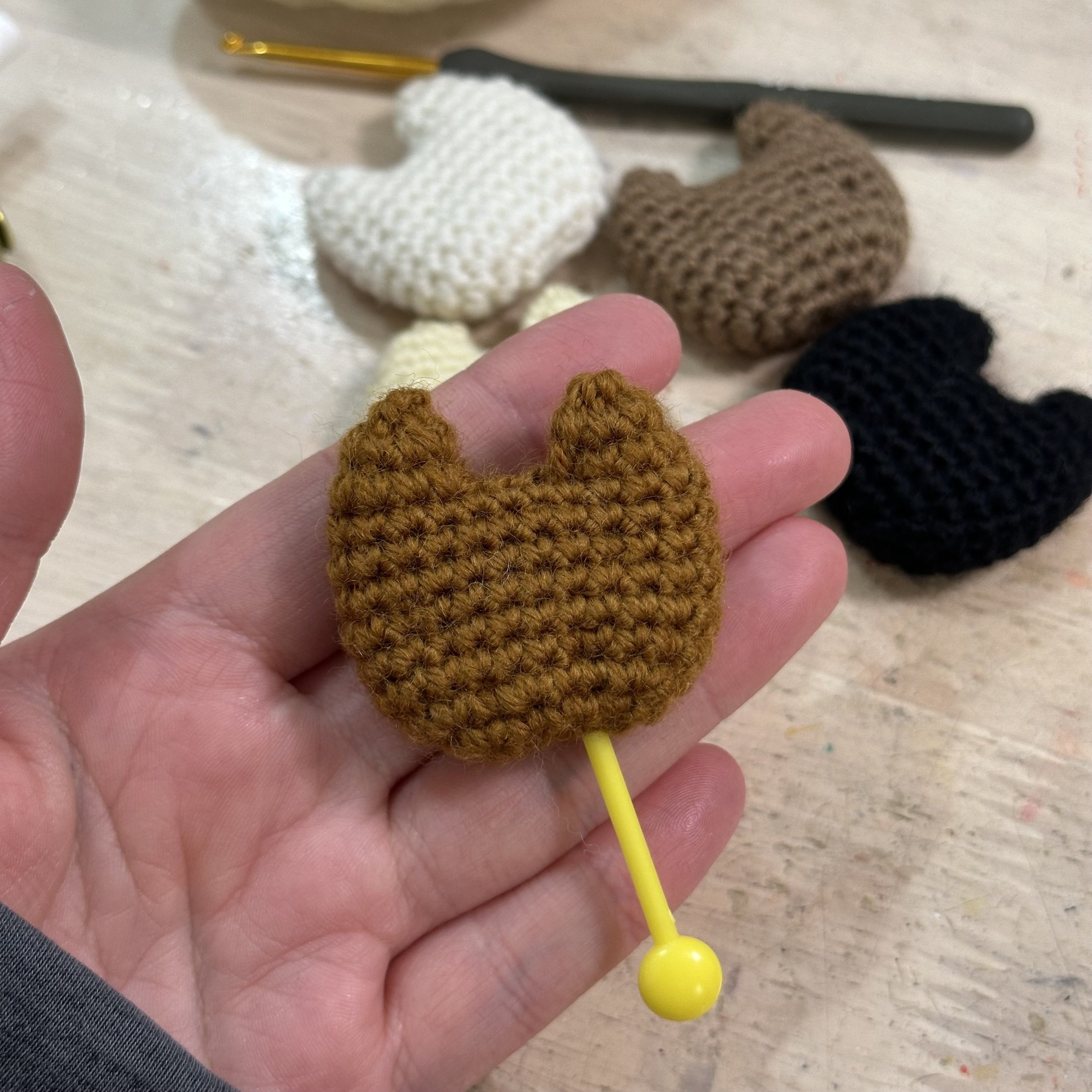 サクにゃげのあみぐるみ｜reirei3413