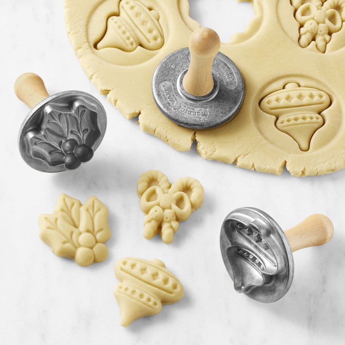 Nordic Ware Holiday 3D Cookie Stamps Set | Williams Sonoma