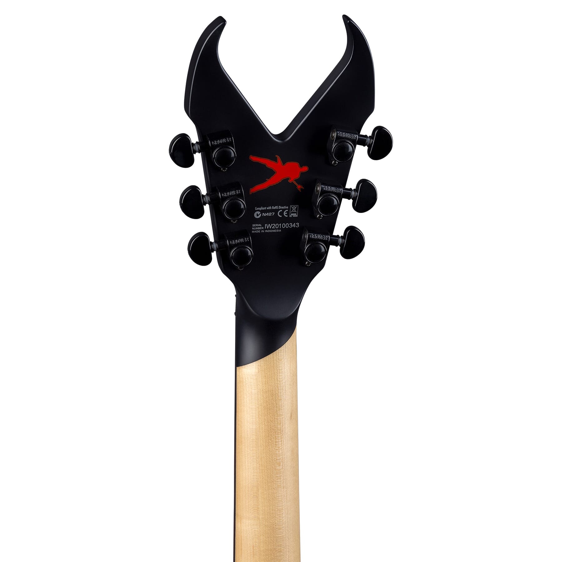 KERRY KING V BLACK SATIN W/CASE | Dean Guitars