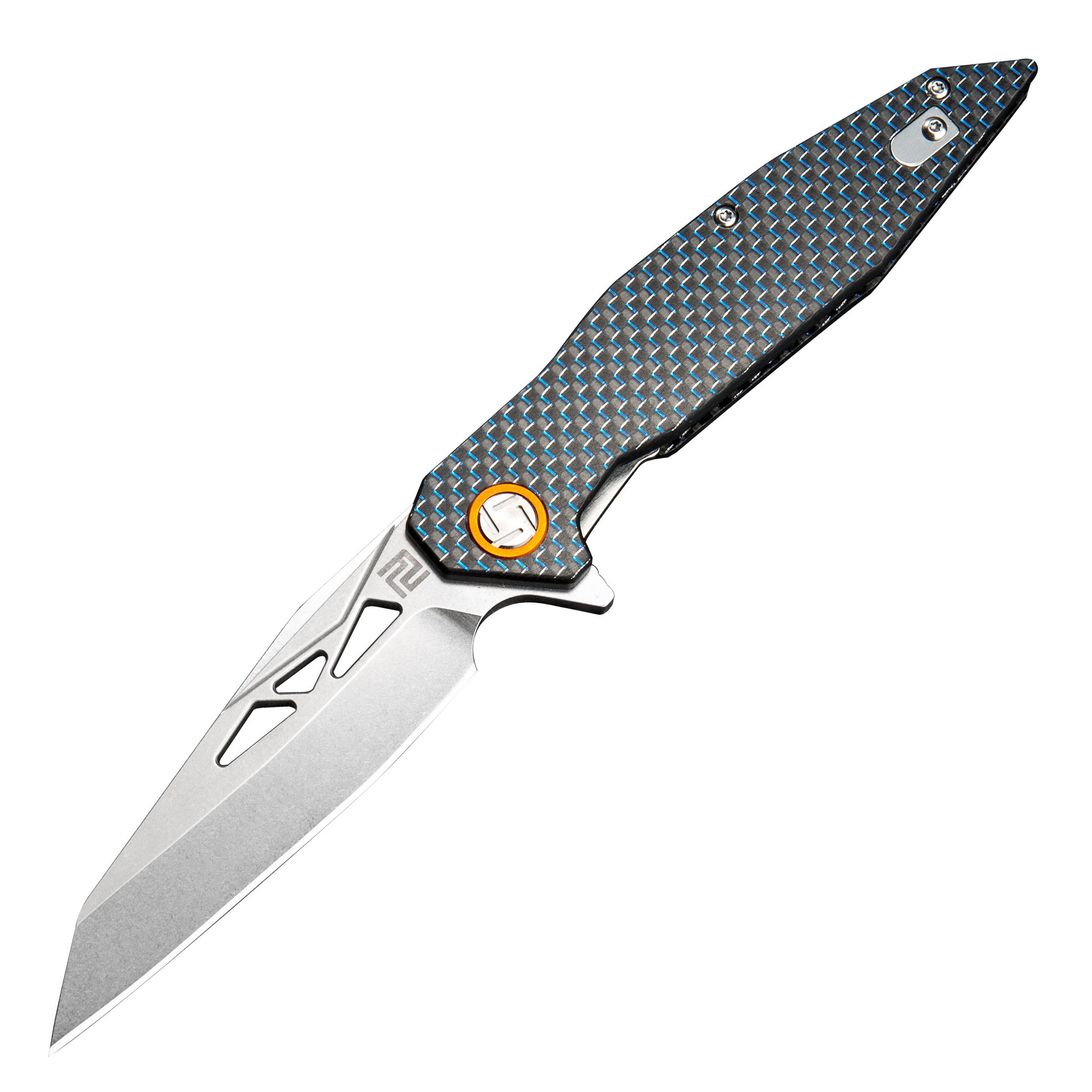 Artisan Cutlery Cygnus ATZ-1827P D2 Blade Carbon Fiber Ha