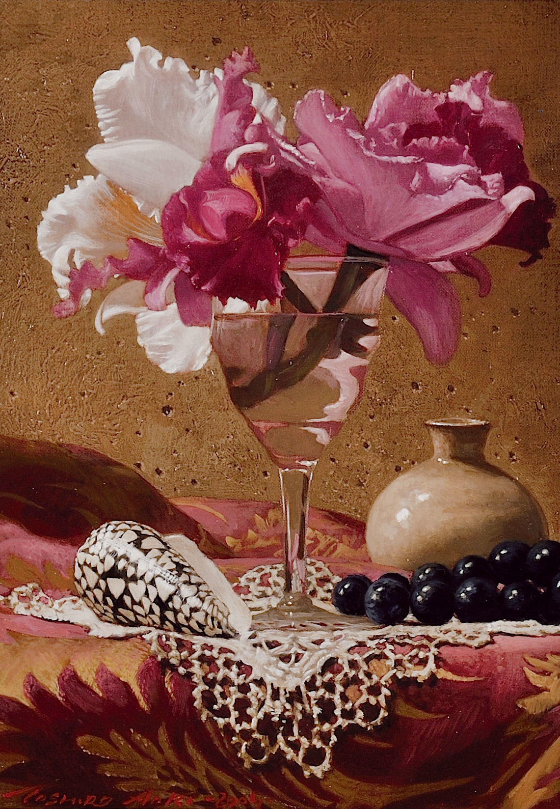 花と貝殻 – あたか美術 ATAKA Art Gallery