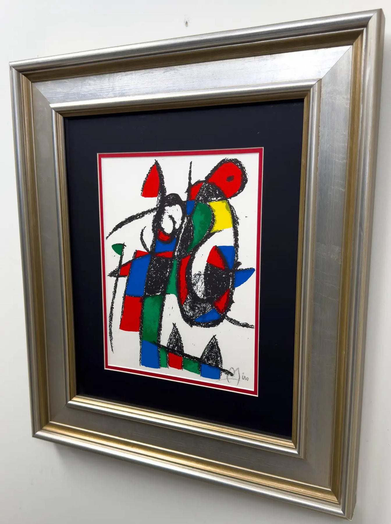 Joan Miro Original Lithograph From Portfolio II Maeght, Paris 1975, Ha