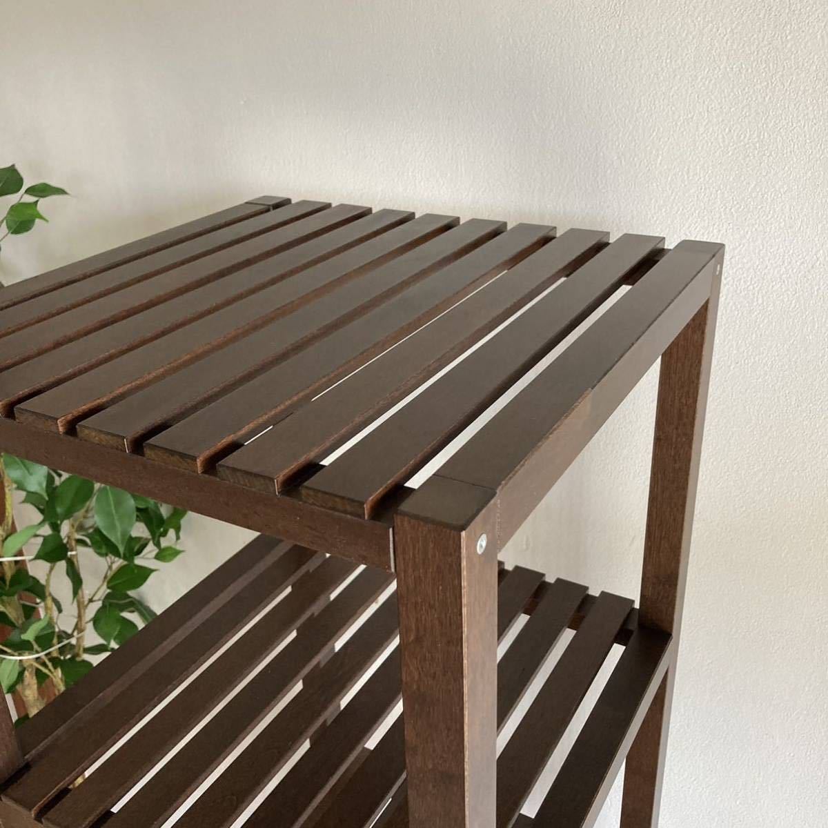 IKEA イケア MOLGER モルゲル シェルフ 木製 棚｜Yahoo!フリマ（旧