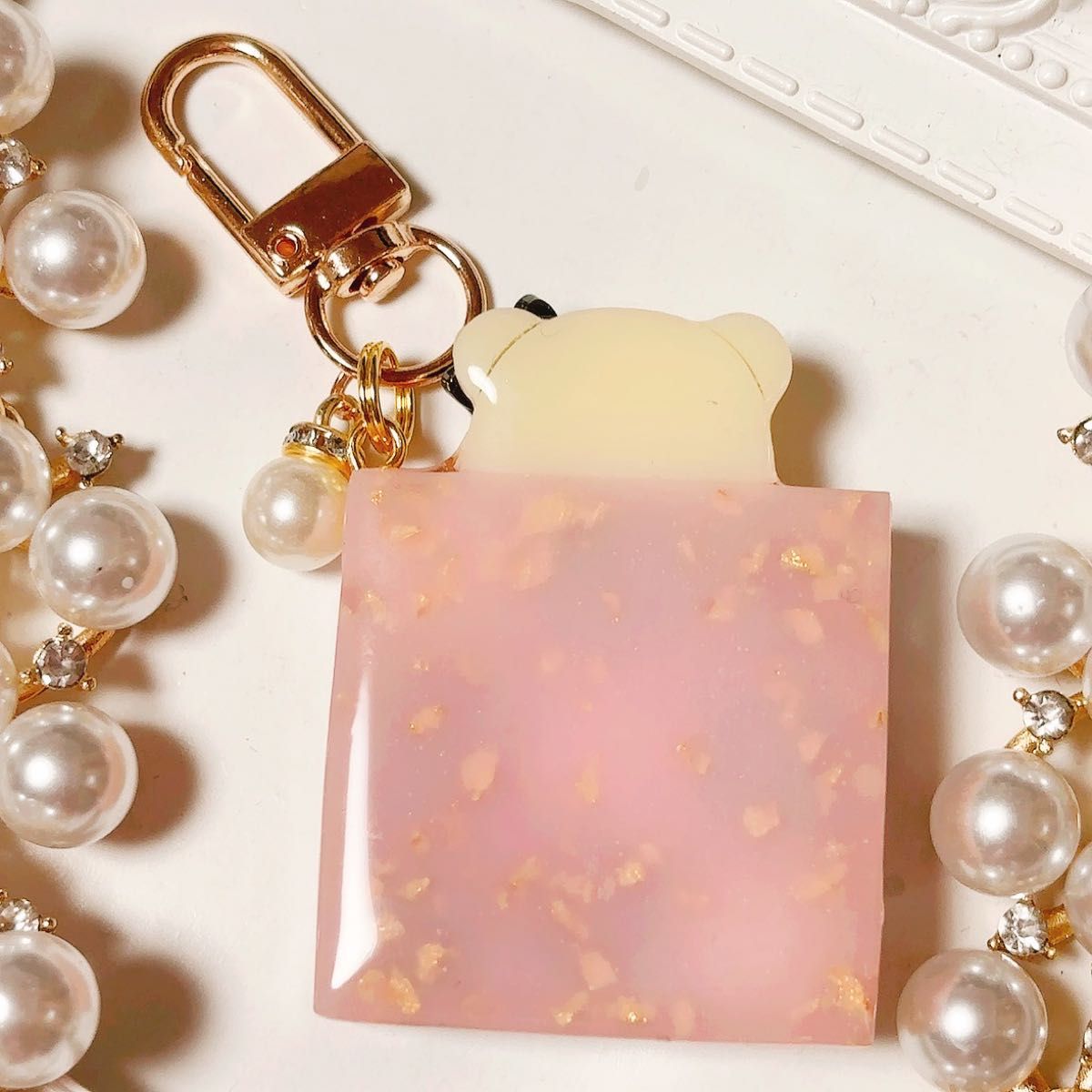 くまさんのチョコレートBOX シャカシャカキーホルダー シェイカー