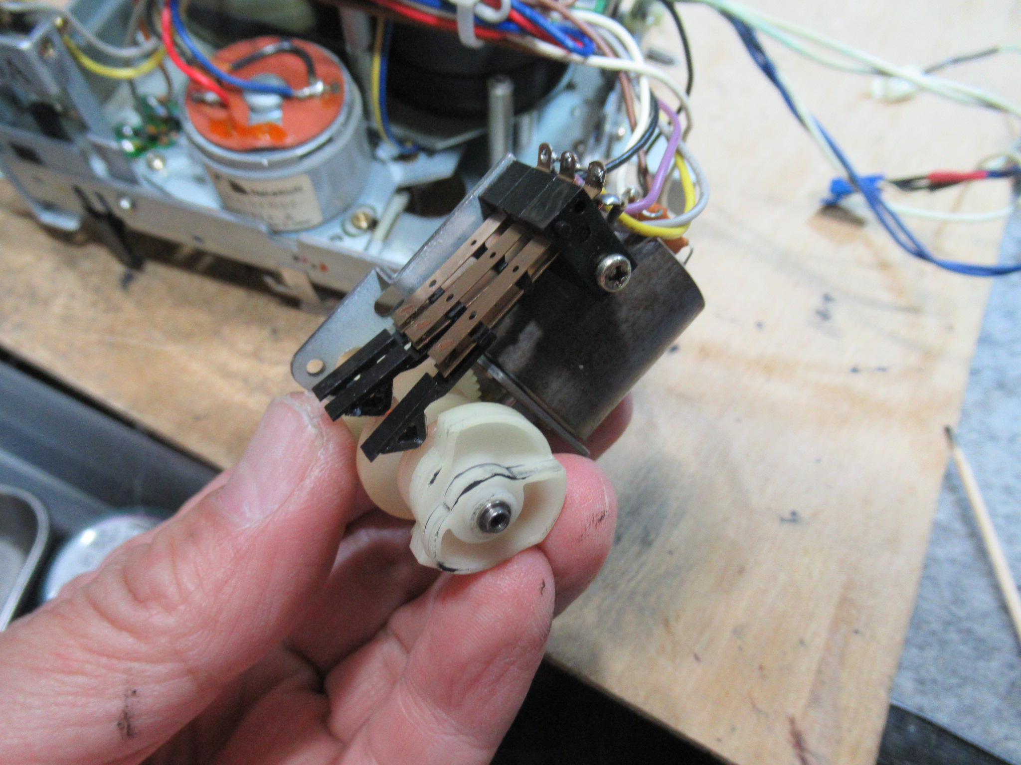 Nakamichi ZX-5 リールモーター修理・オレンジキャップ交換ほか