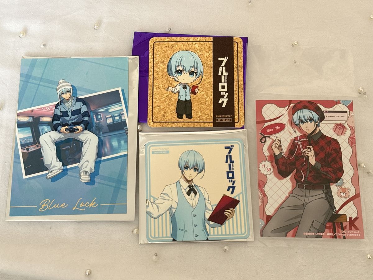 完売品 プリンセスカフェ メタリックポストカード ブルーロック 士道龍