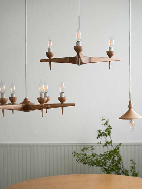 スロイド ウッドシャンデリア 3灯 | AXCIS ONLINE