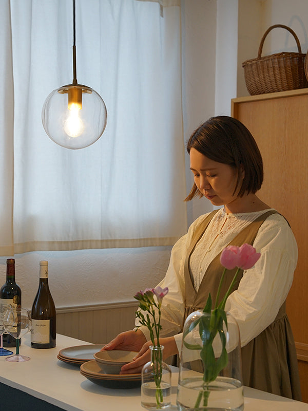 LOSKA pendant light S clear | AXCIS ONLINE