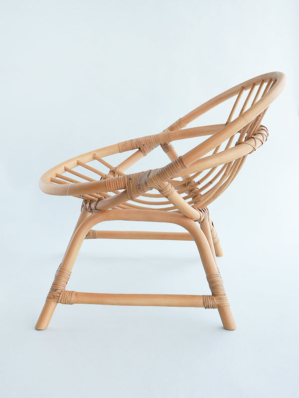 ラタンラウンドチェア | AXCIS ONLINE