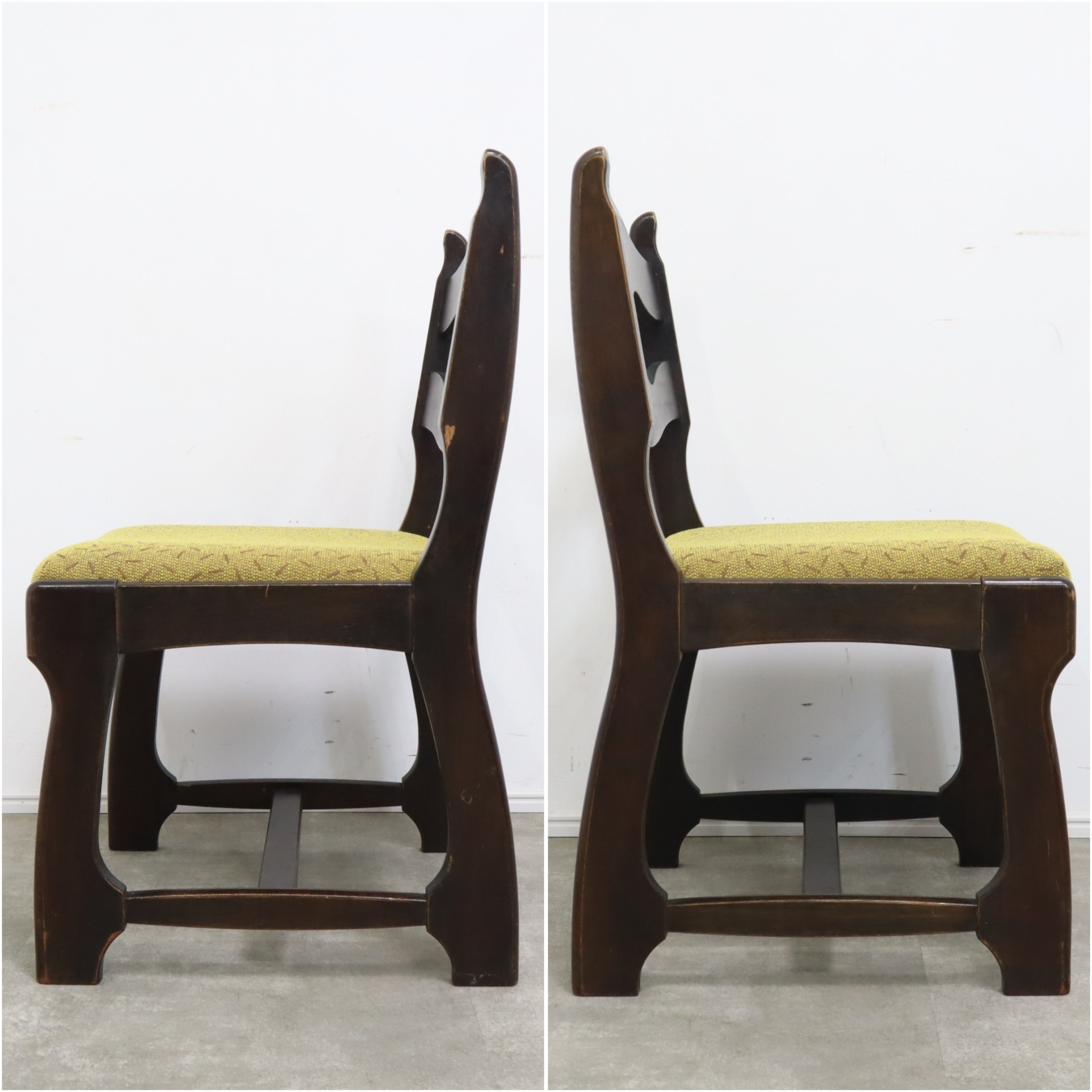 オールドカリモク ダイニングチェア 座面張替済 No.4 – バナル