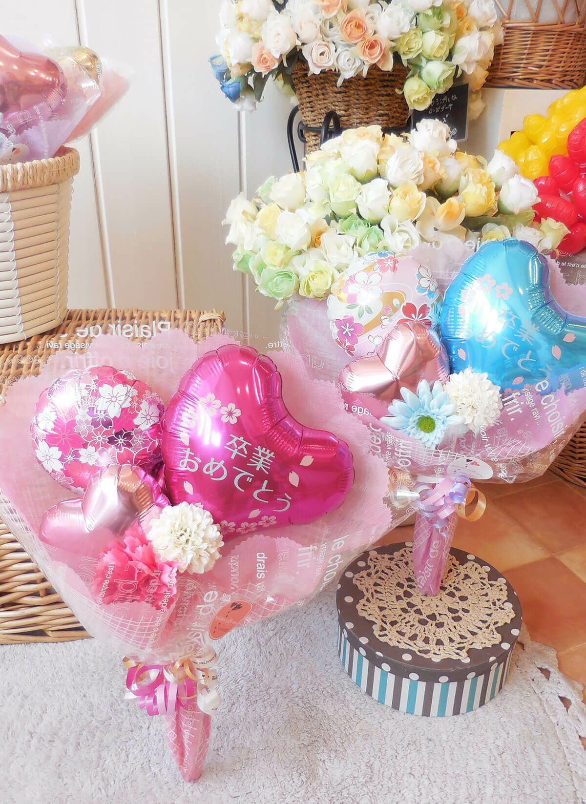 卒業クラウディア 卒業のお祝い専用バルーンブーケ｜バルーンギフト