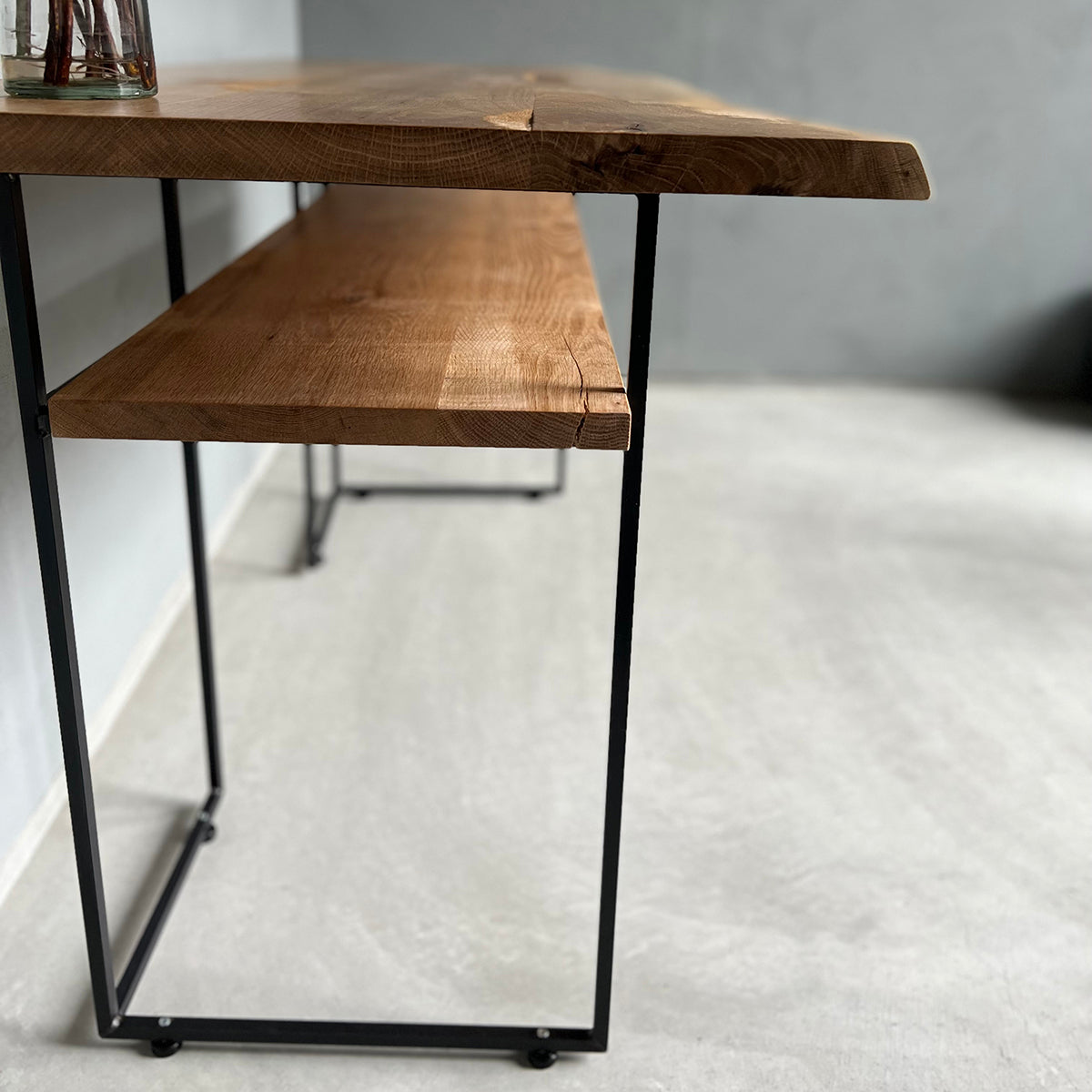 カウンターデスク【IR_LG_M】| オーダーメイドのアイアン家具を中心に