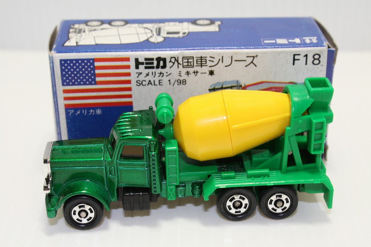 ☆トミカ F18-2-10 アメリカン・ミキサー車☆ - 絶版トミカ・トミカ
