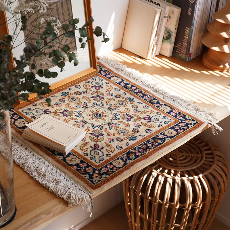 クッションカバー ヴィンテージ イラン ラグ トライバル C クッション