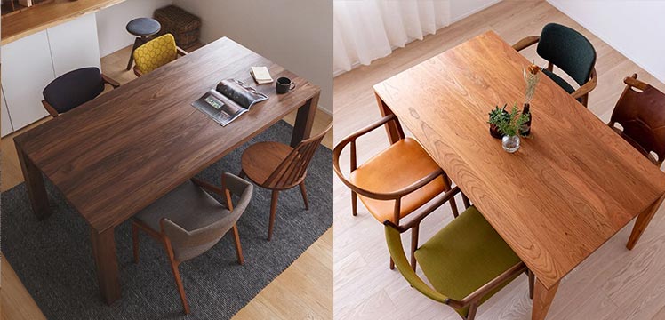 人気の「ダイニングテーブルウォールナット」「ダイニングテーブル