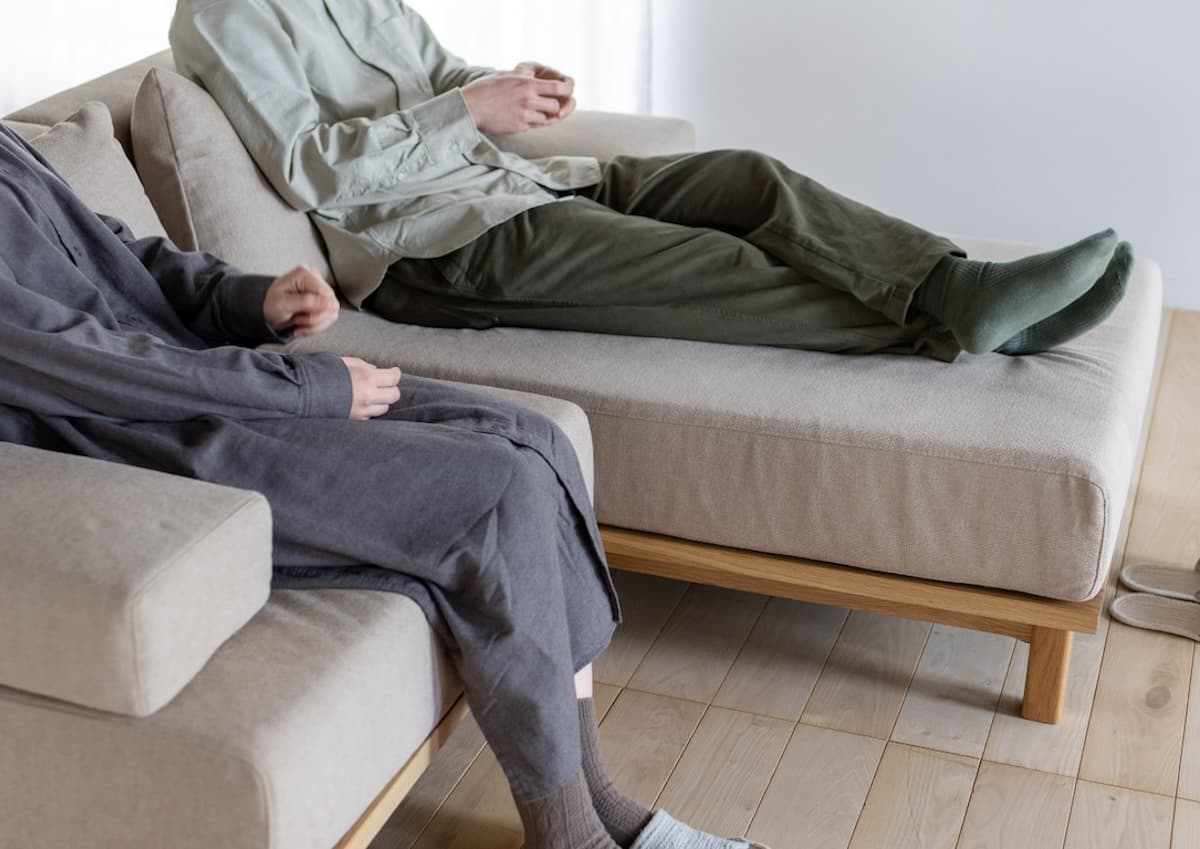 SIEVE】レクト ユニットソファ 2人掛け カウチソファ(ベージュ): SIEVE