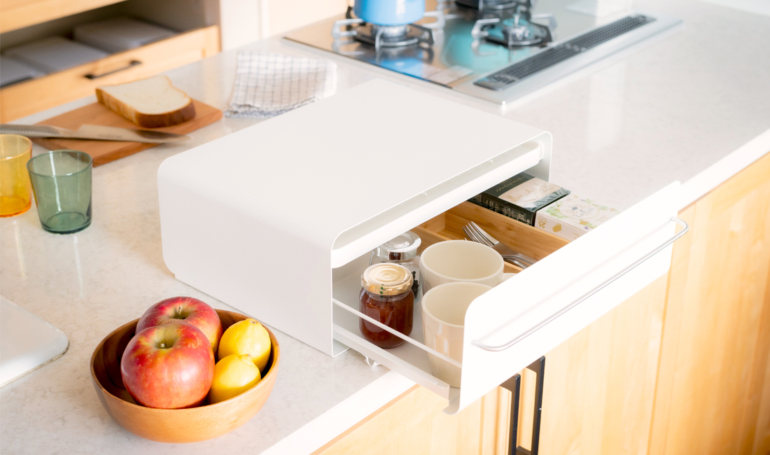 UtaU, 「引き出し」が生み出すなめらかな毎日 - カウンタードロワー