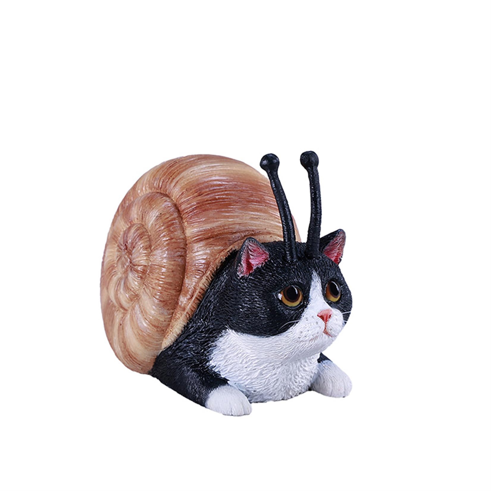 JXK 猫 カタツムリネコ でんでんネコ 可愛い ネコ 動物 フィギュア