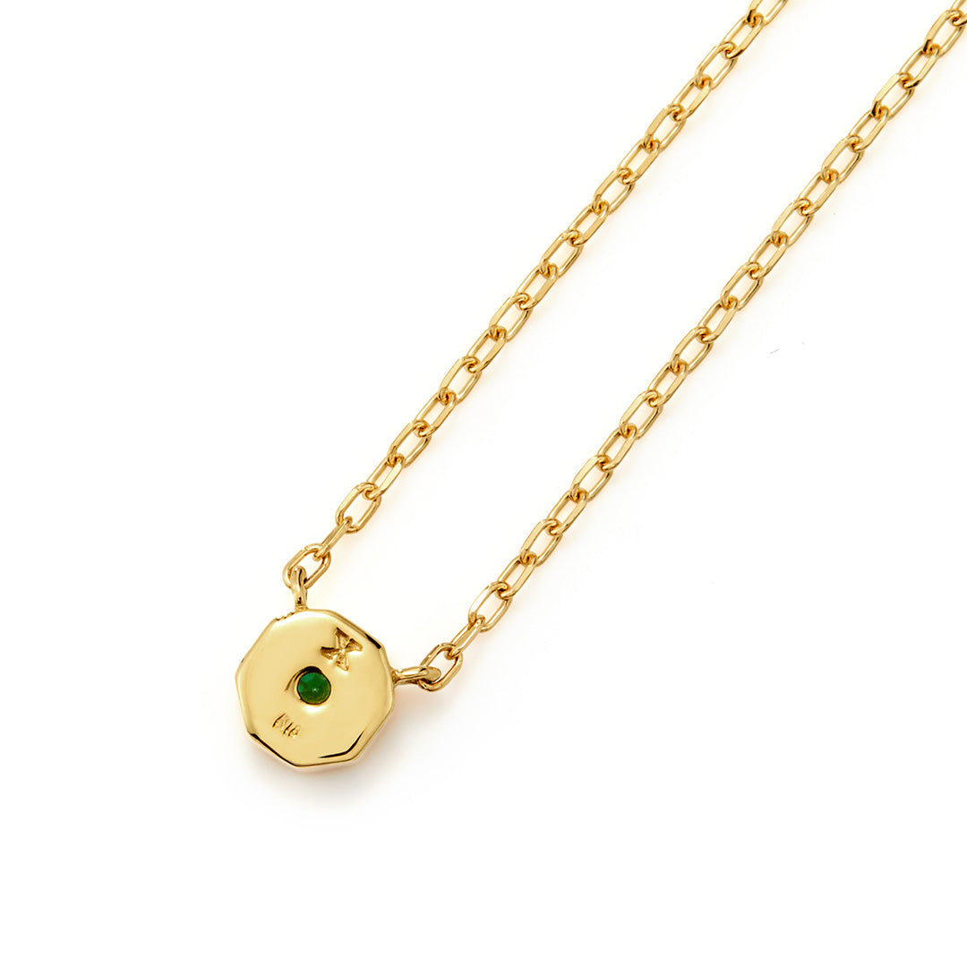 エメラルド(ザンビア産) K18/PTネックレス・アン