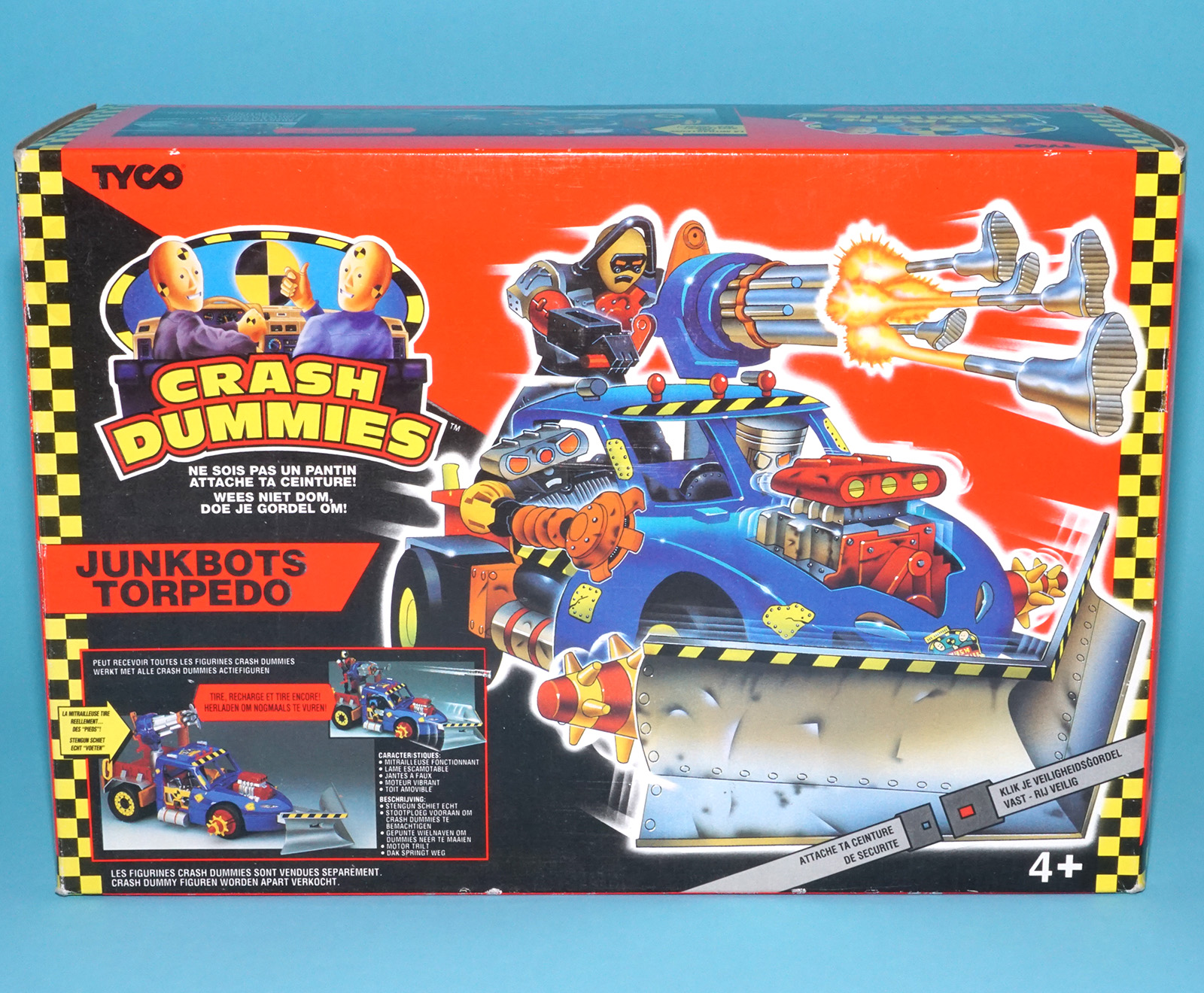 INCREDIBLE CRASH DUMMIES JUNKBOT WRECKER MIB MISB SEALED EURO BOX