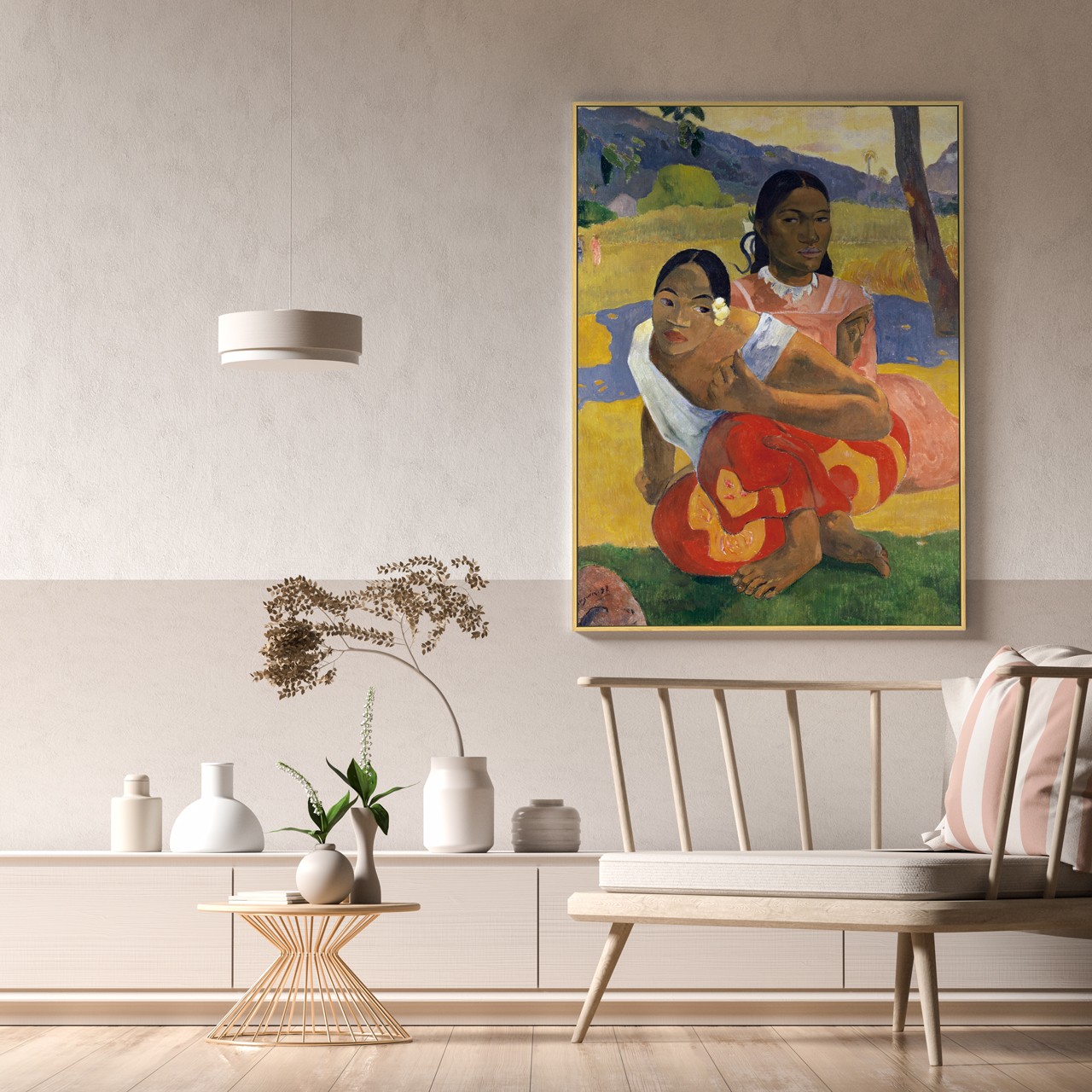 ポール・ゴーギャン《ナフェア・ファー・イポイポ？II（いつ結婚するの