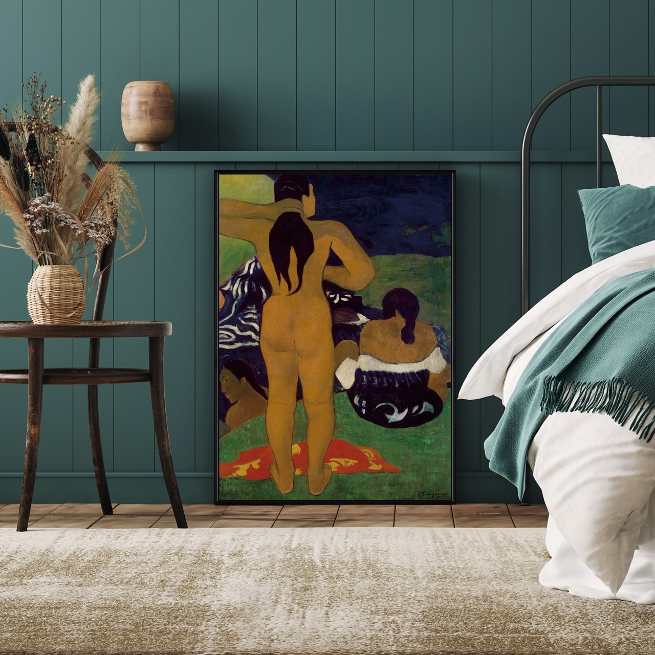 ポール・ゴーギャン《タヒチの女たちの水浴びII》