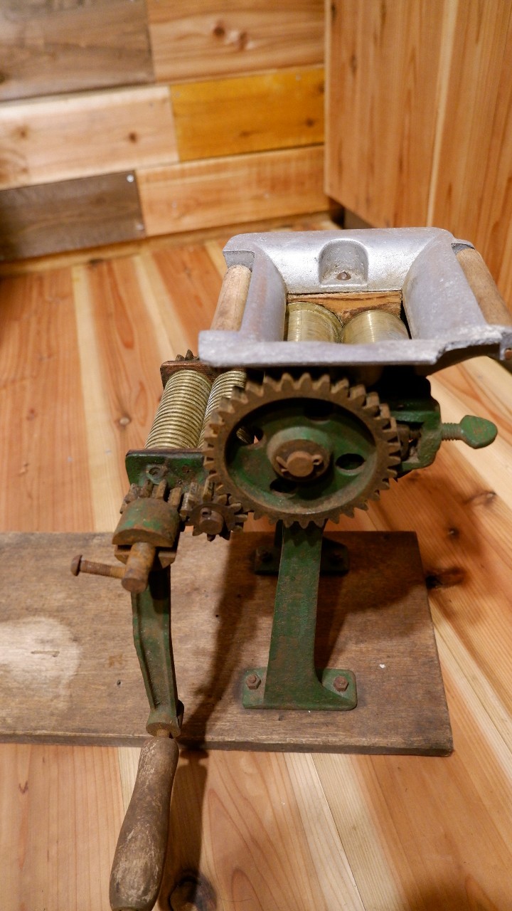 山梨では常識！レトロな製麺機をレストアしてうどん作り①（プロローグ