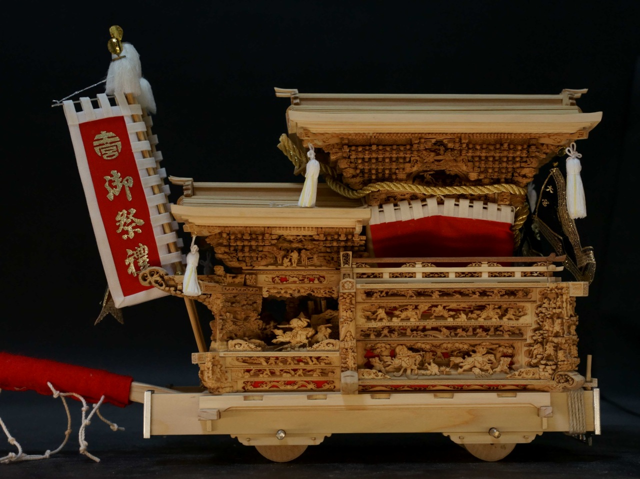 大宮区地車1/20モデル - ミニだんじり製作 織広堂