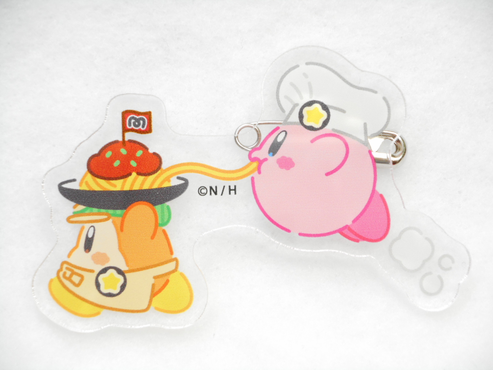 カービィカフェ 2016 アクリルバッジ キーチェーン ワドルディ