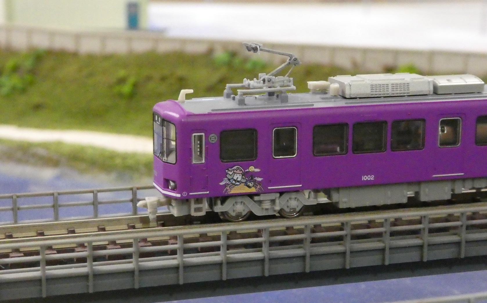 MODEMO 江ノ電1000形京紫色入線 | 川崎駅 レイアウト製作日誌