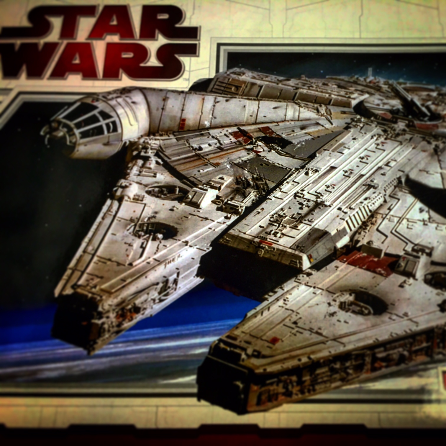 ファインモールド 1/144 ミレニアム・ファルコンの制作再開