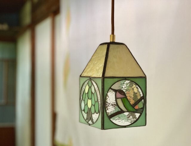 27- 木と鳥 – bloom-glass