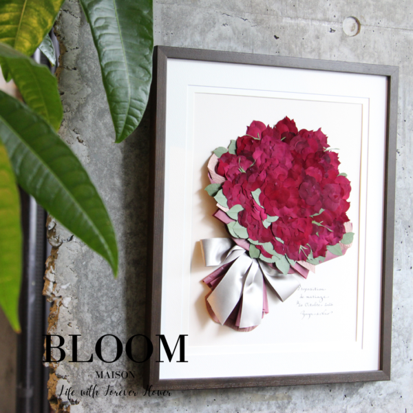 プロポーズ花束保存：贈られた花束は、押し花で一生の宝物に | ぶるーむ