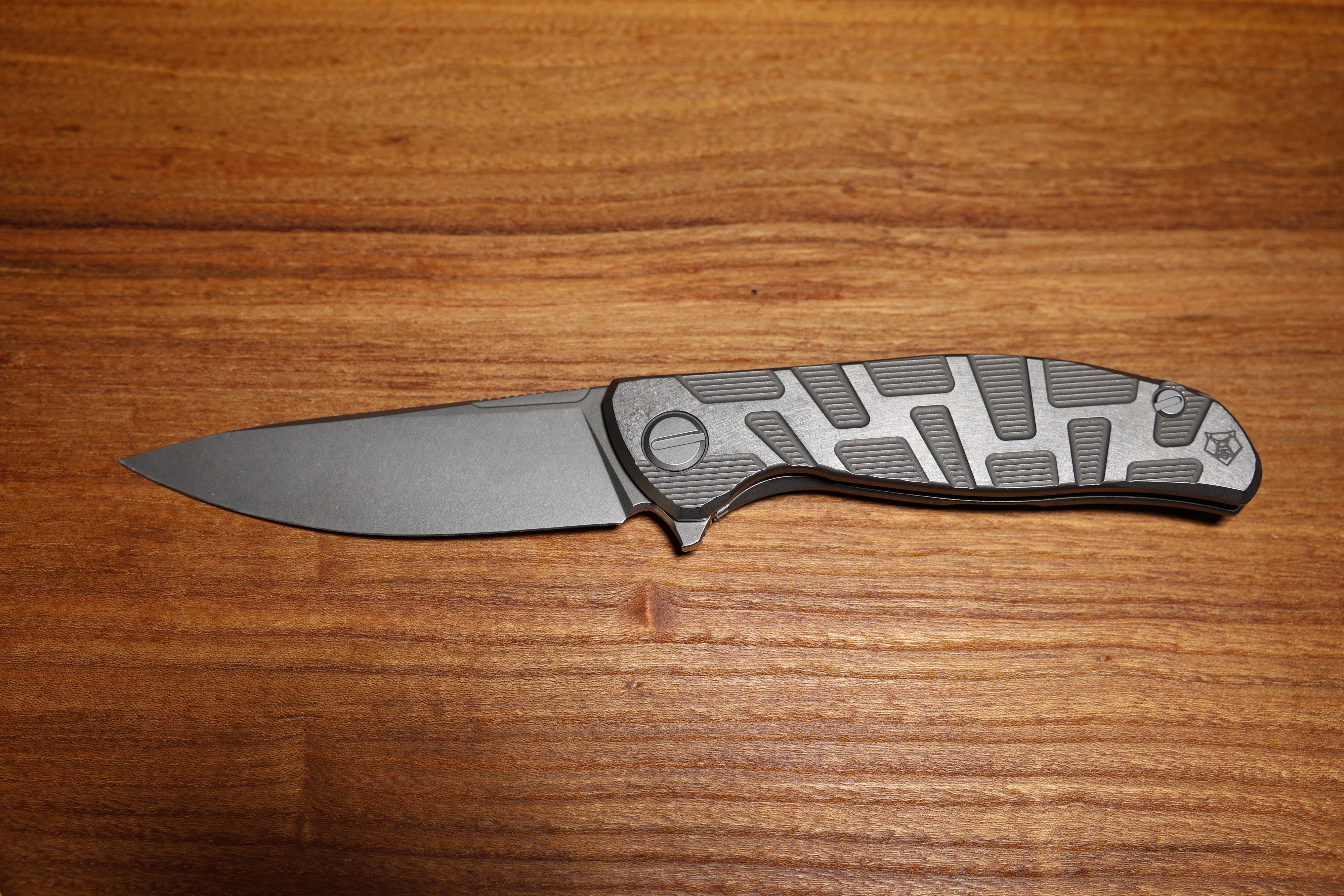 SHIROGOROV F95 T PATTERN GEN 4 – TITANIUM HANDLE – M390 BLADE