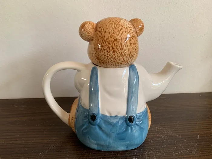 ベルギー 80s クマ 熊 陶器 コーヒーポット ティーポット ヴィンテージ