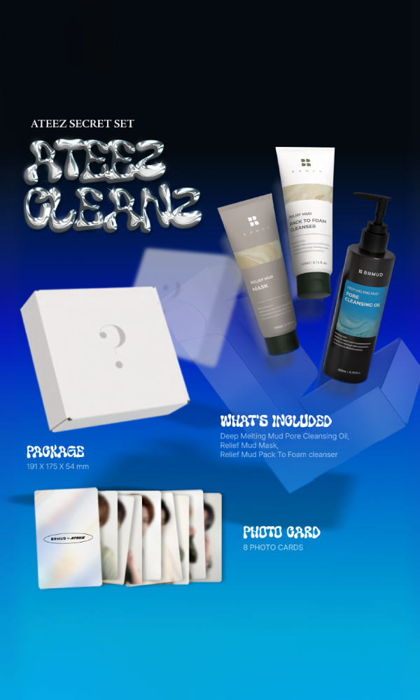ATEEZ CLEANZ Special Edition | BRMUD x ATEEZ Skincare Bundle