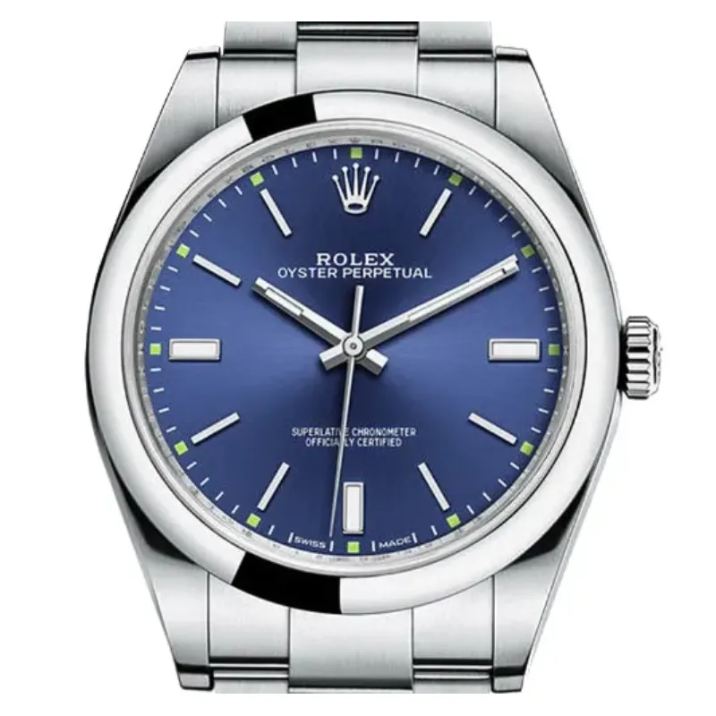 ロレックス オイスターパーペチュアル 114300 ブルー文字盤｜ブランド
