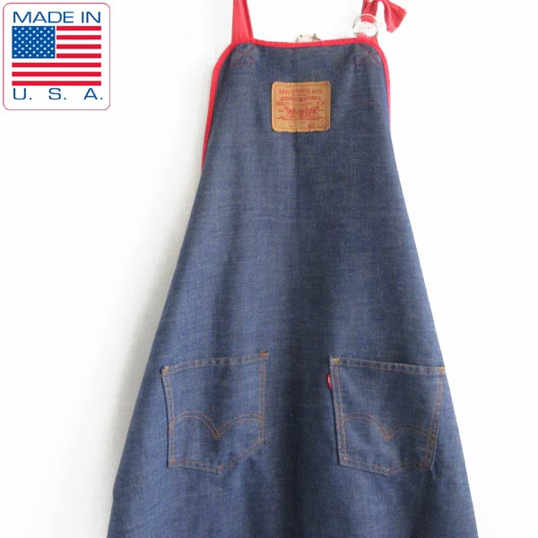 70s USA製 LEVI'S リーバイス ビッグE デニム エプロン BIG E Now
