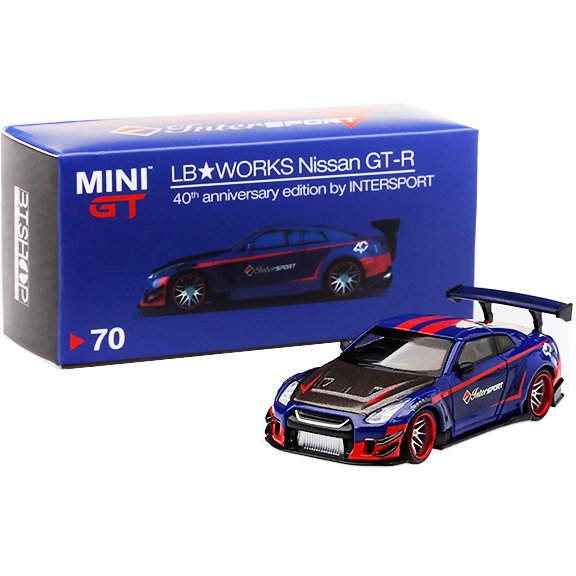 LBWK SKYLINE GT-R ミニカー 青 リバティウォーク B*S様 リバティ