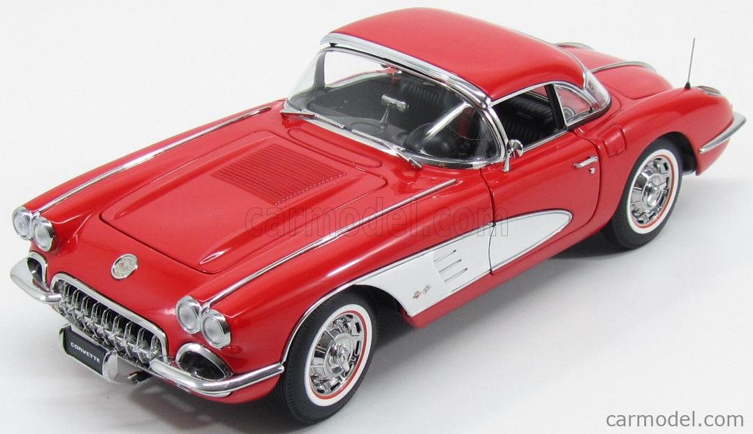 1/18 AUTOart シボレー コルベット C1 ローマレッド 1959 1/18 AUTOart