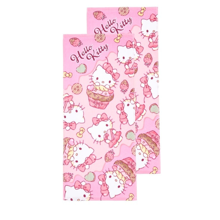 フェイスタオル（2枚組・ハローキティ） | しまサポ直トク便