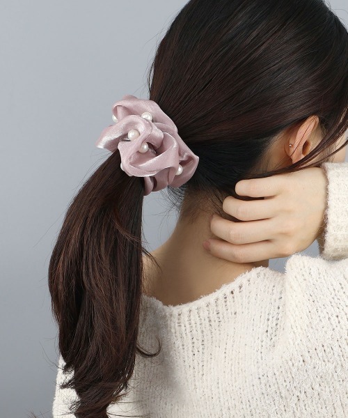 セール】サテン パール シュシュ（シュシュ）｜CEMONEMO（セモネモ）の