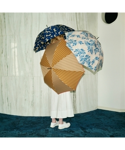 晴雨兼用】ハナプリント 長傘 58cm ネイビー（長傘）｜Francfranc