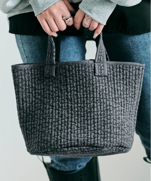 キルティング ヌビ ミニ トートバッグ（トートバッグ）｜kirakiraShop