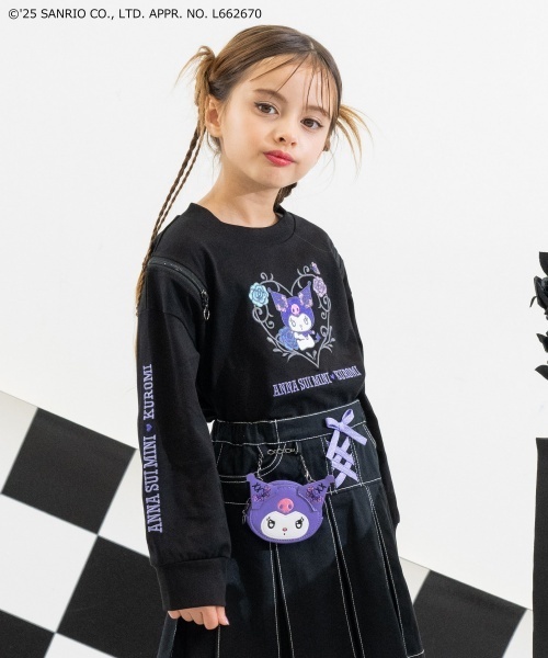 セール】【KUROMI】長袖Tシャツ（Tシャツ/カットソー）｜ANNA SUI mini