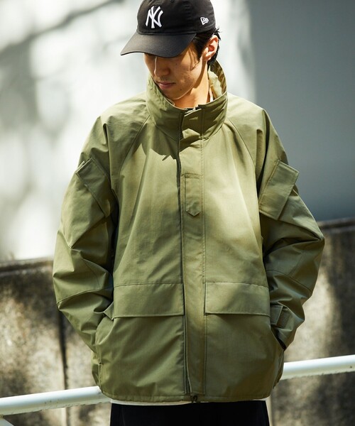 イギリス軍オリーブグリーンジャケット フード付き ミリタリー